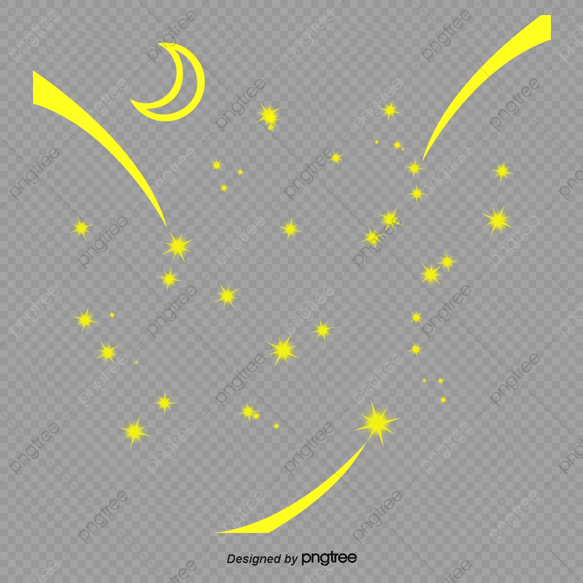 1200x1200 Yellow Five Pointed Star Meteor Vector, Star Clipart, Yellow