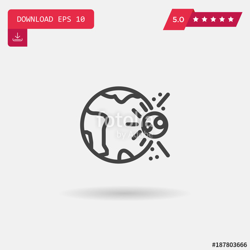 500x500 Meteor Vector Icon Stock Image And Royalty Free Vector