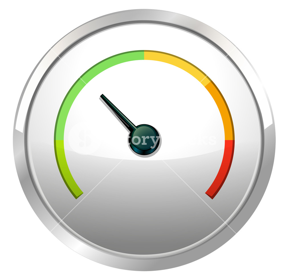 1000x985 Illustration Of A Speed Meter Vector On A White Background Royalty