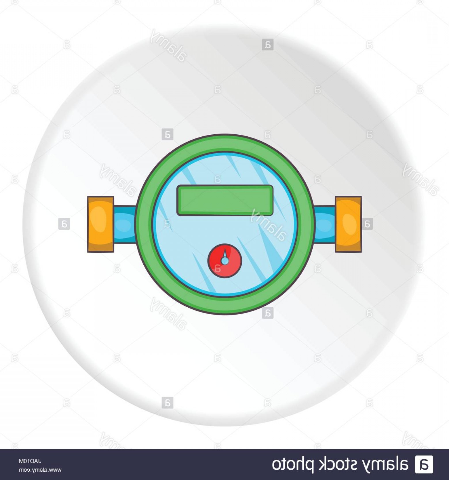 1560x1668 Stock Photo Water Meter Icon Cartoon Illustration Of Water Meter