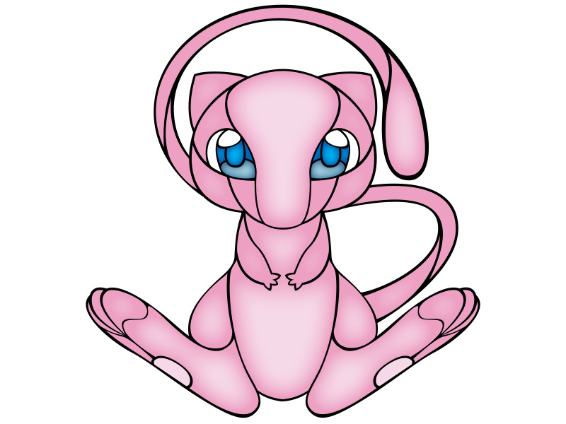 Stained Glass Mew 800x600 Stained Glass Mew