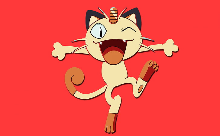Hd Wallpaper Pokimon Mew, Pokemon Meowth Illustration, Aero 728x452 Hd Wallpaper Pokimon Mew, Pokemon Meowth Illustration, Aero