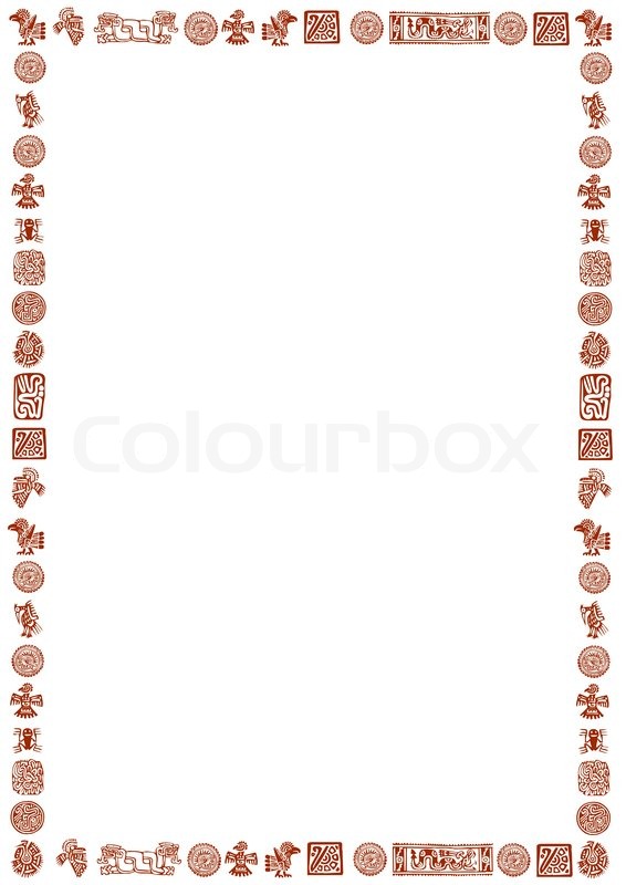 566x800 Mexican Clipart Borders