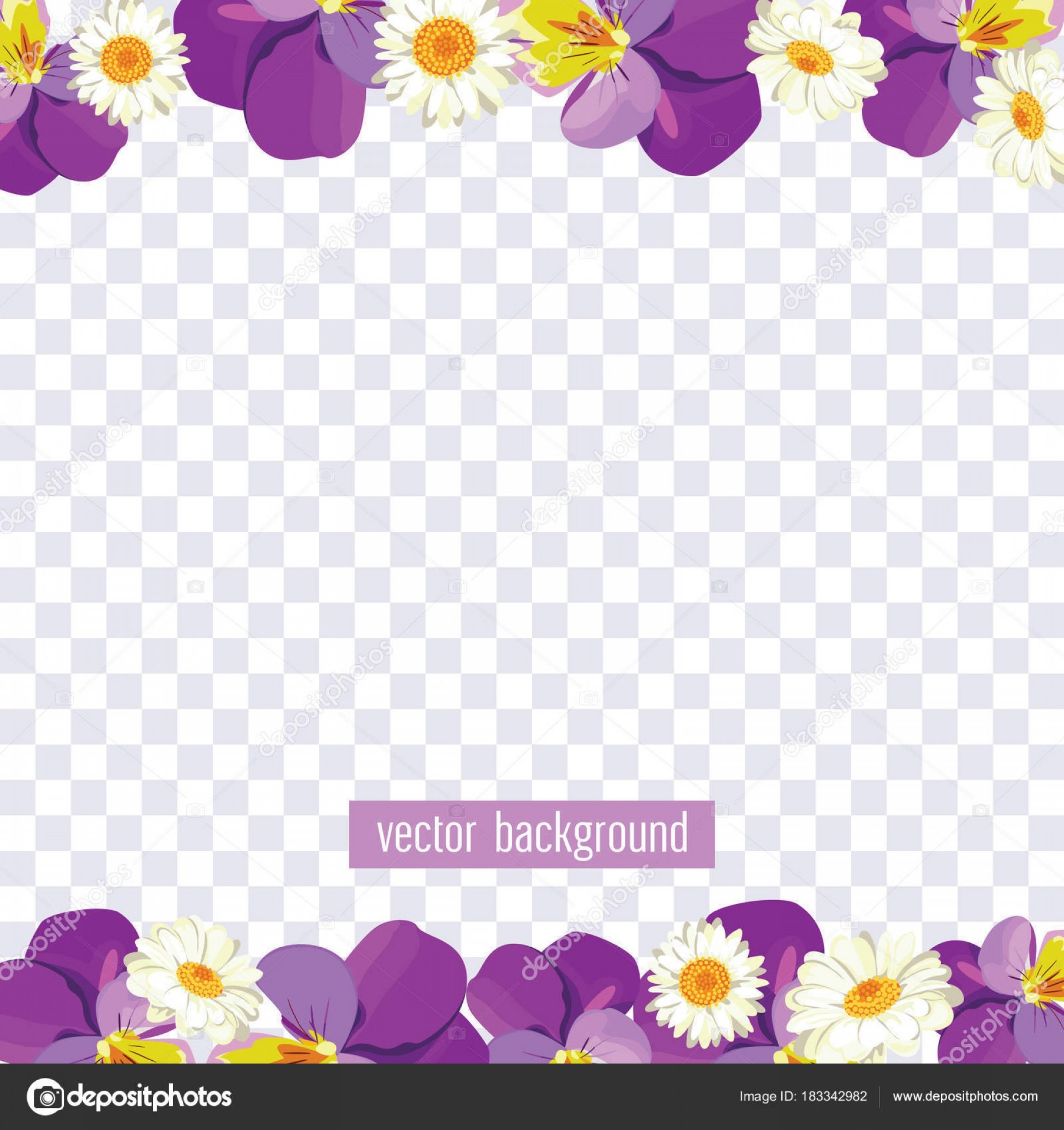 2304x2448 Stock Illustration Floral Borders On Transparent Background