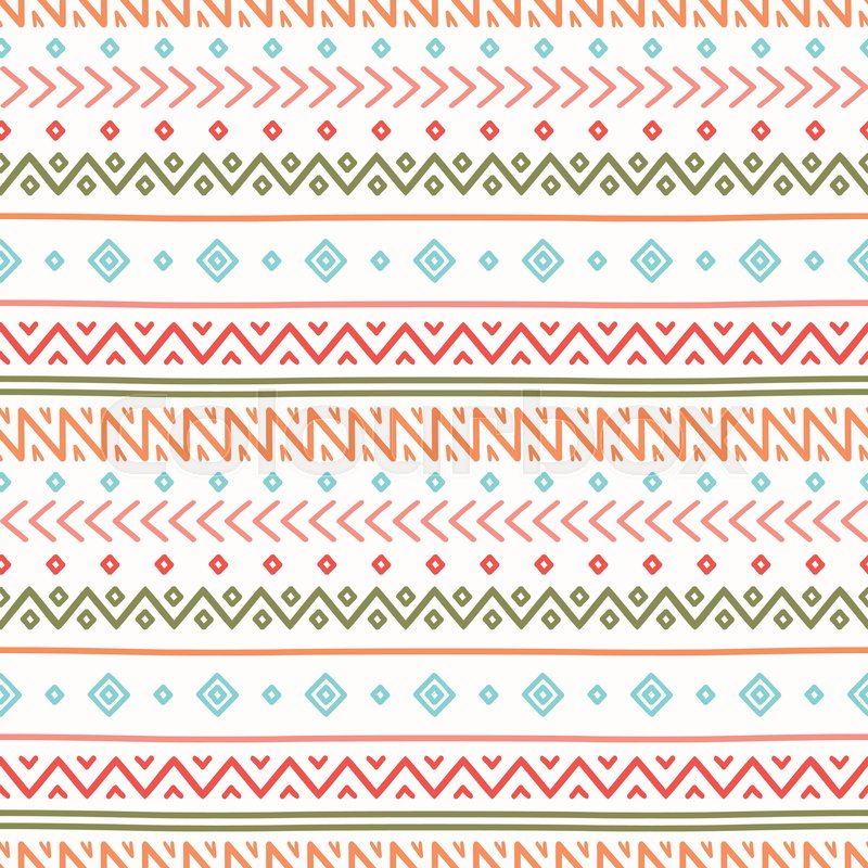 800x800 Tribal Hand Drawn Line Geometric Stock Vector Colourbox
