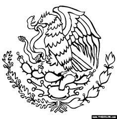 236x240 Huge Collection Of 'mexican Eagle Drawing' Download More Than