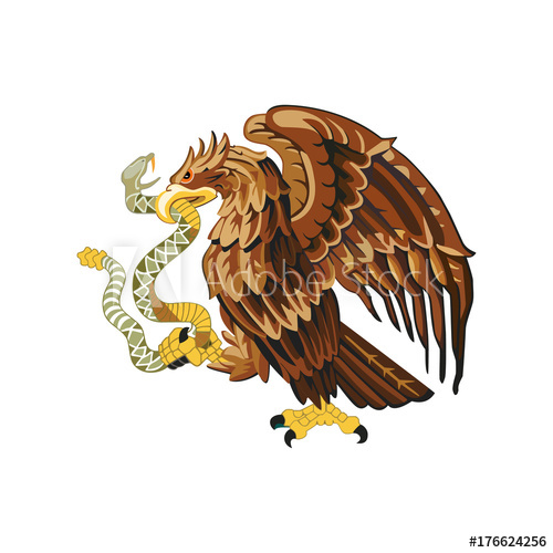 500x500 Mexican Eagle Coat Of Arms Of Mex Coat Of Arms Vector