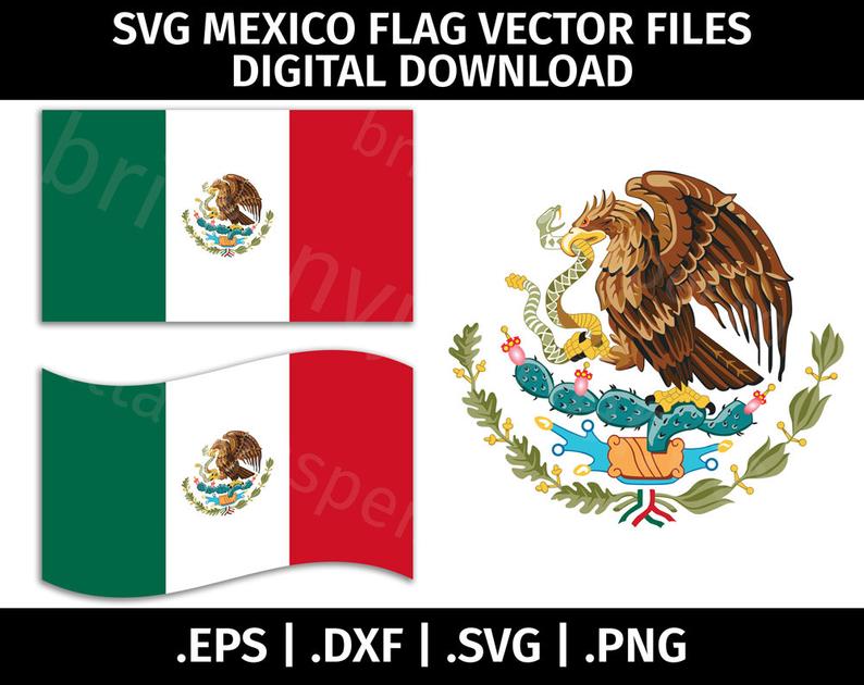 794x630 Mexico Flag Vector Clip Art For Cricut Etsy