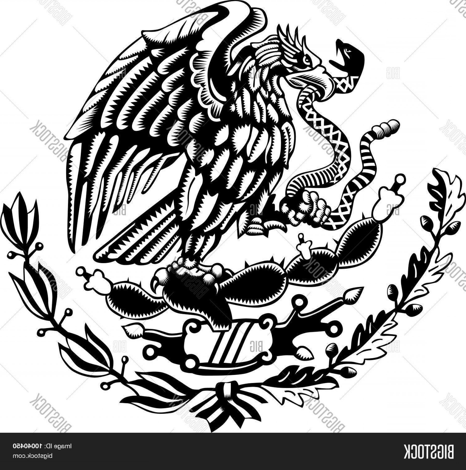 Mexican Eagle Vector at Vectorified.com | Collection of Mexican Eagle ...