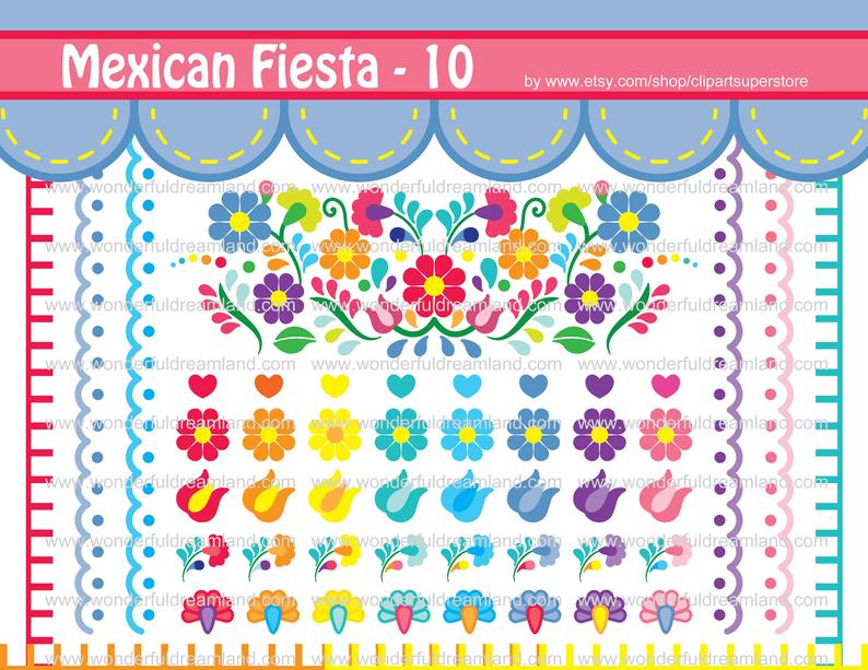 Mexican Fiesta Flowers Clipart Png Vector Instant Etsy 794x613 Mexican Fiesta Flowers Clipart Png Vector Instant Etsy