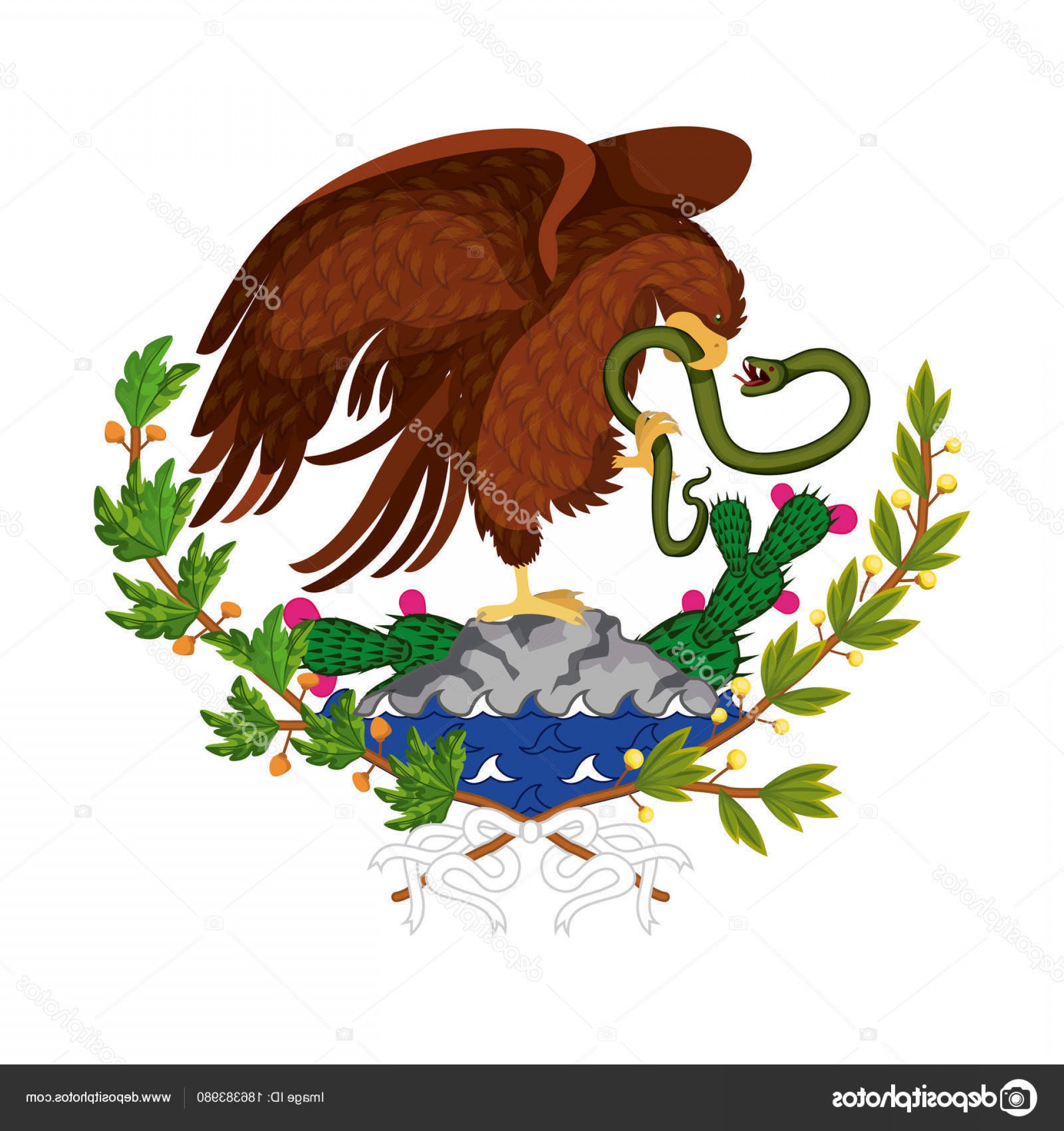 Download Mexican Flag Eagle Vector at Vectorified.com | Collection ...