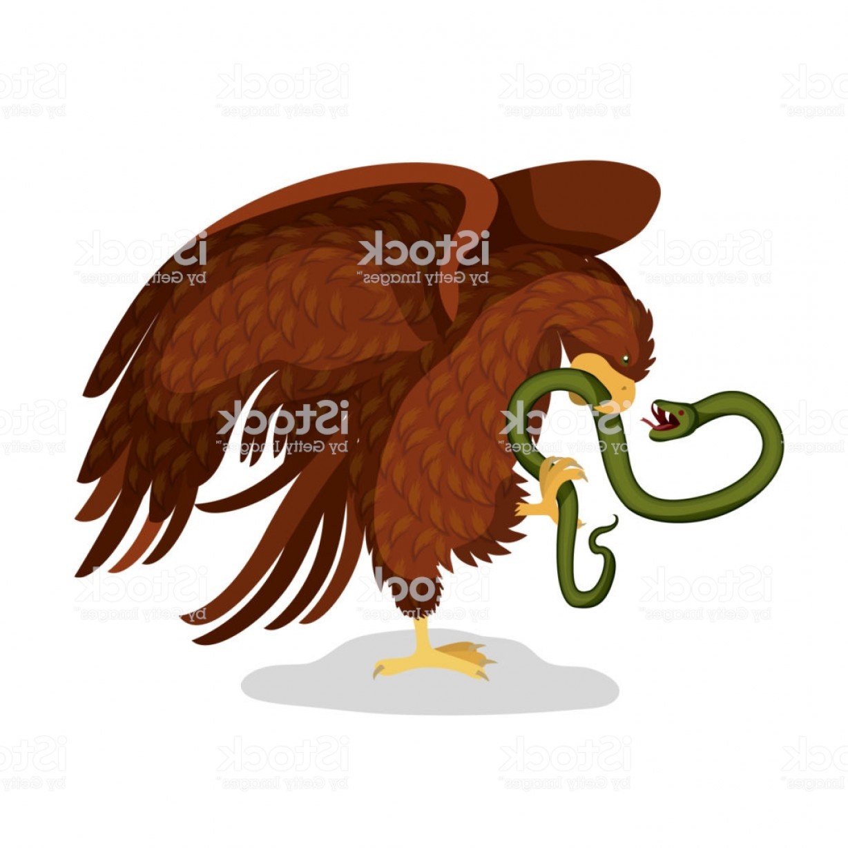 Mexican Flag Emblem Of Colorful Silhouette Of Eagle With Snake 1228x1228 Mexican Flag Emblem Of Colorful Silhouette Of Eagle With Snake