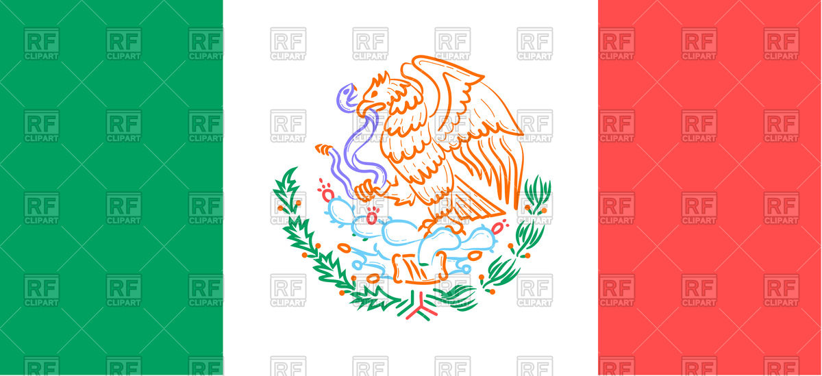 Mexican Flag Eagle Vector at Vectorified.com | Collection ...