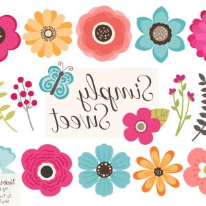 300x300 Flower Bohemian Simple Flower Vector, Vector Flower Swag, Vector