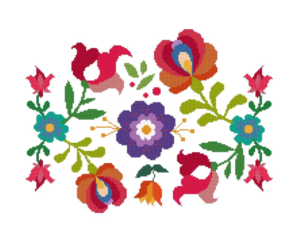 1000x800 Free Clip Art Mexican Flowers