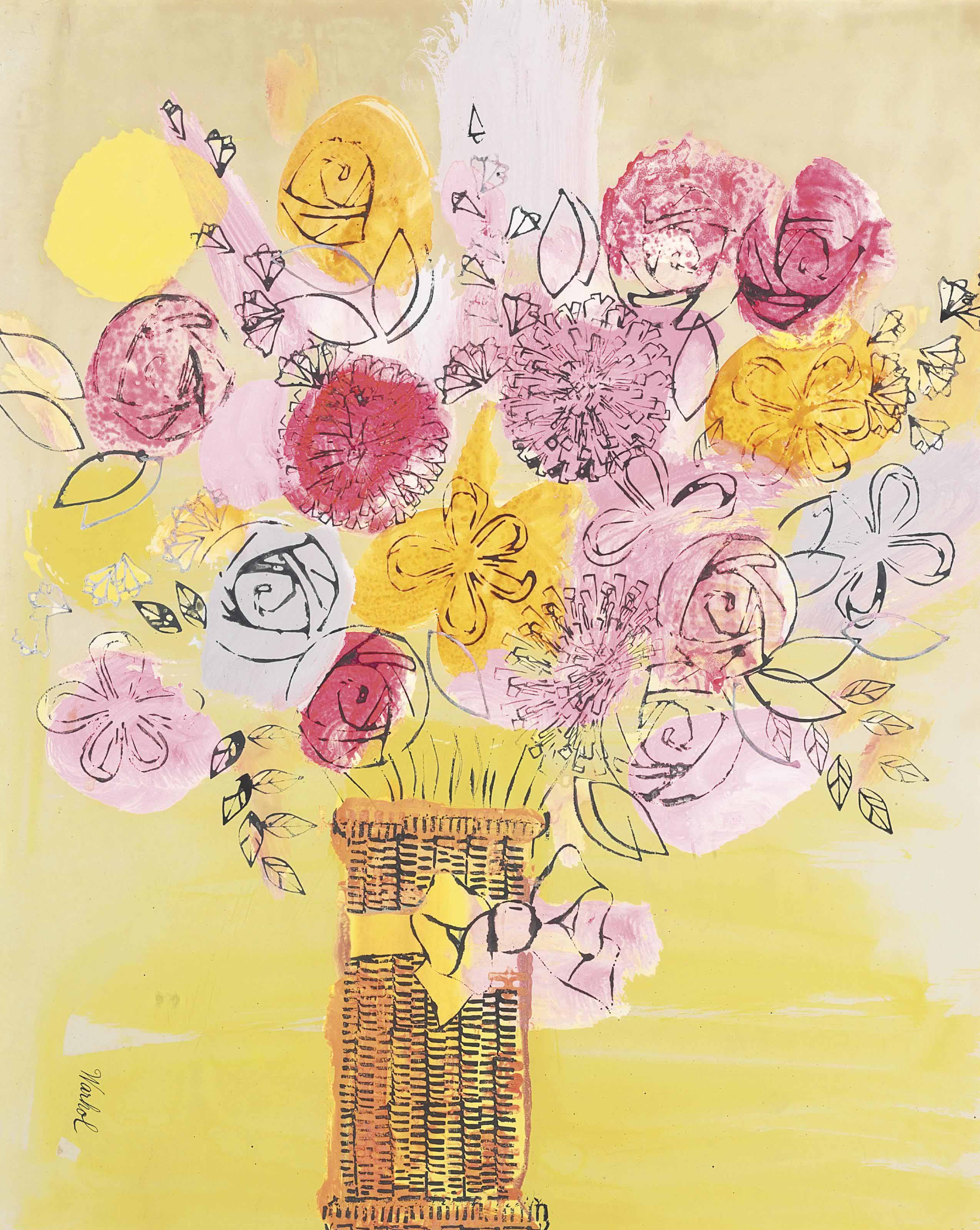 2549x3200 Mexican Flowers Drawing