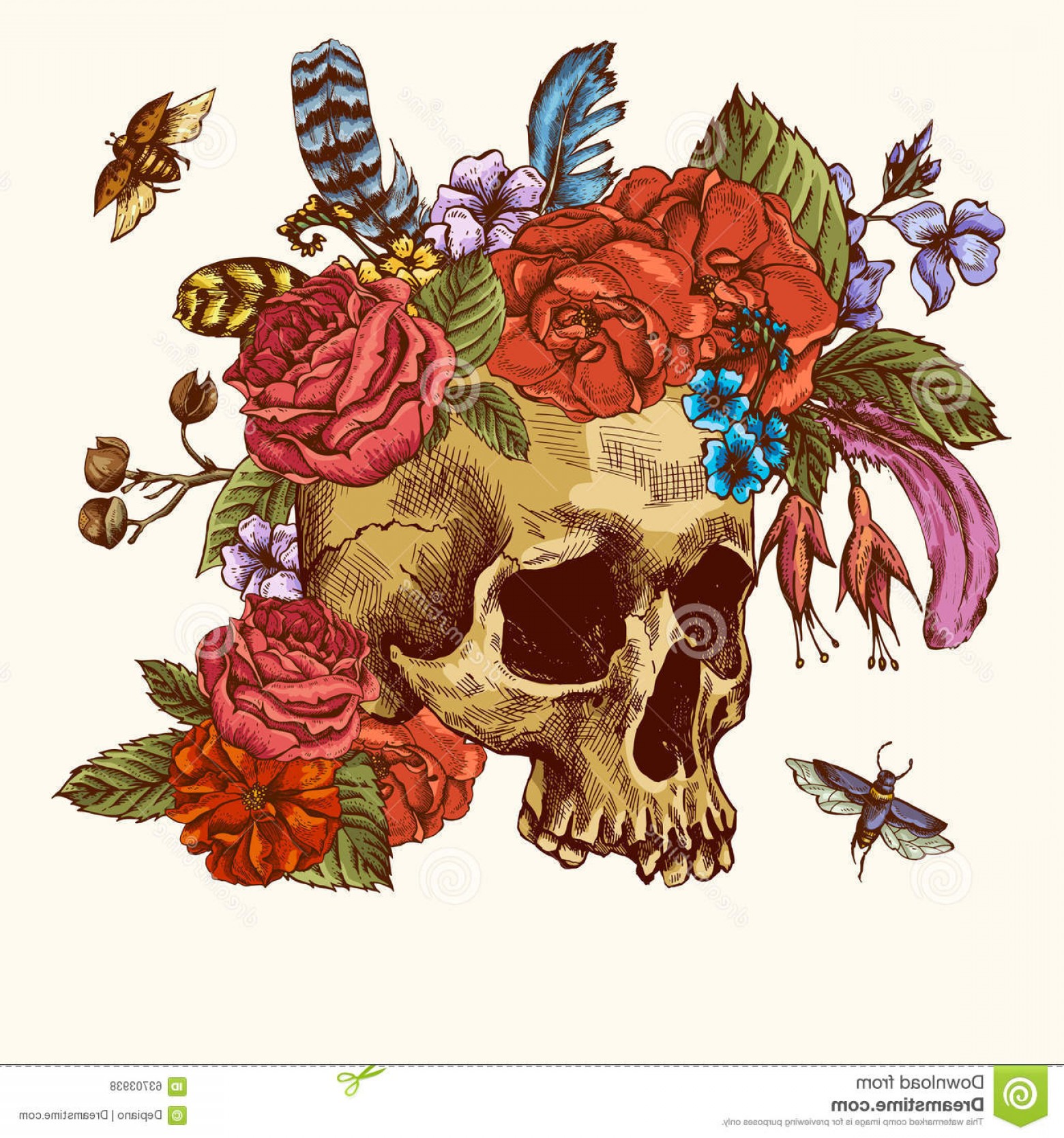 1560x1668 Vector Mexican Flower Tattoo Hoodamathrun