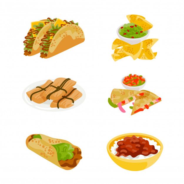 626x626 Mexican Food Vector Free Download