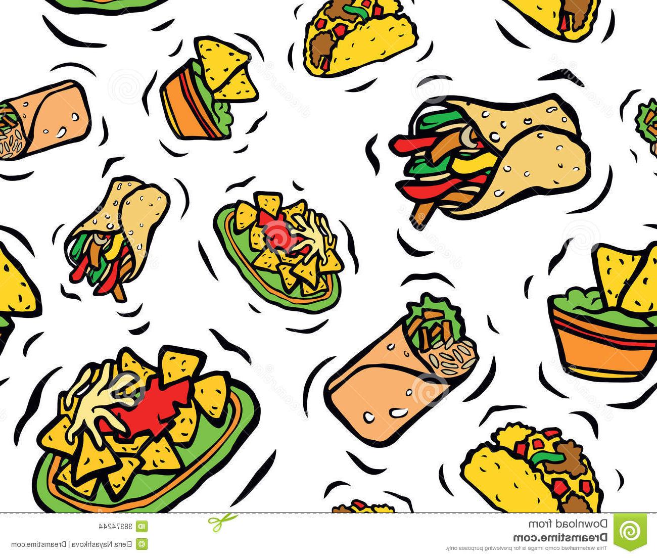 1300x1104 Unique Animated Mexican Food Vector Pictures Free Vector Art
