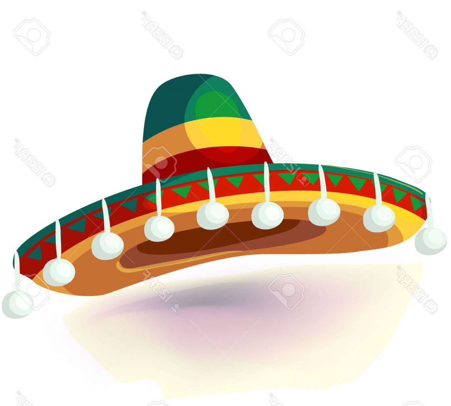 1560x1404 Photostock Vector Sombrero Hat Vector Illustration Mexican Hat