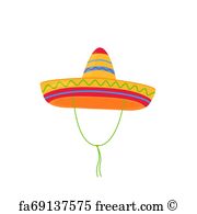 180x195 Free Mexican Hat Vector Art Prints And Wall Artwork Freeart