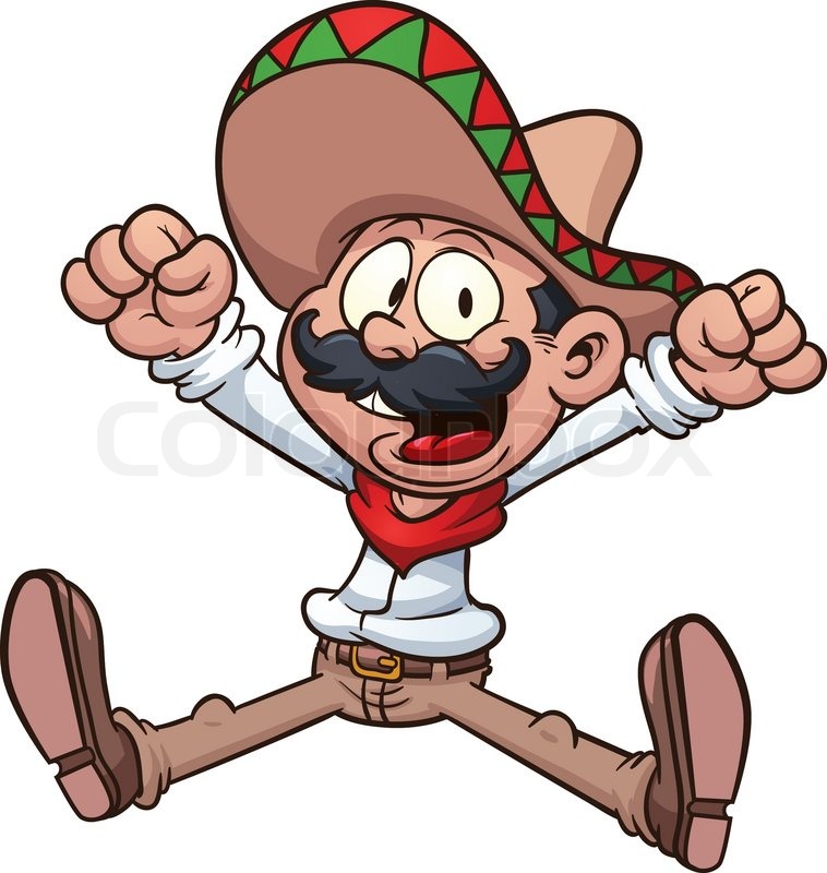 Cartoon Mexican Cowboy Vector Clip Stock Vector Colourbox 758x800 Cartoon Mexican Cowboy Vector Clip Stock Vector Colourbox