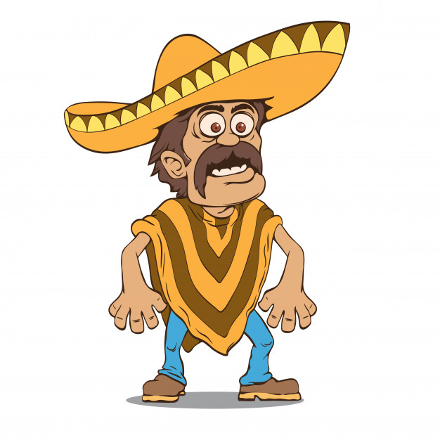 Mexican Man In Sombrero Vector Premium Download 626x626 Mexican Man In Sombrero Vector Premium Download