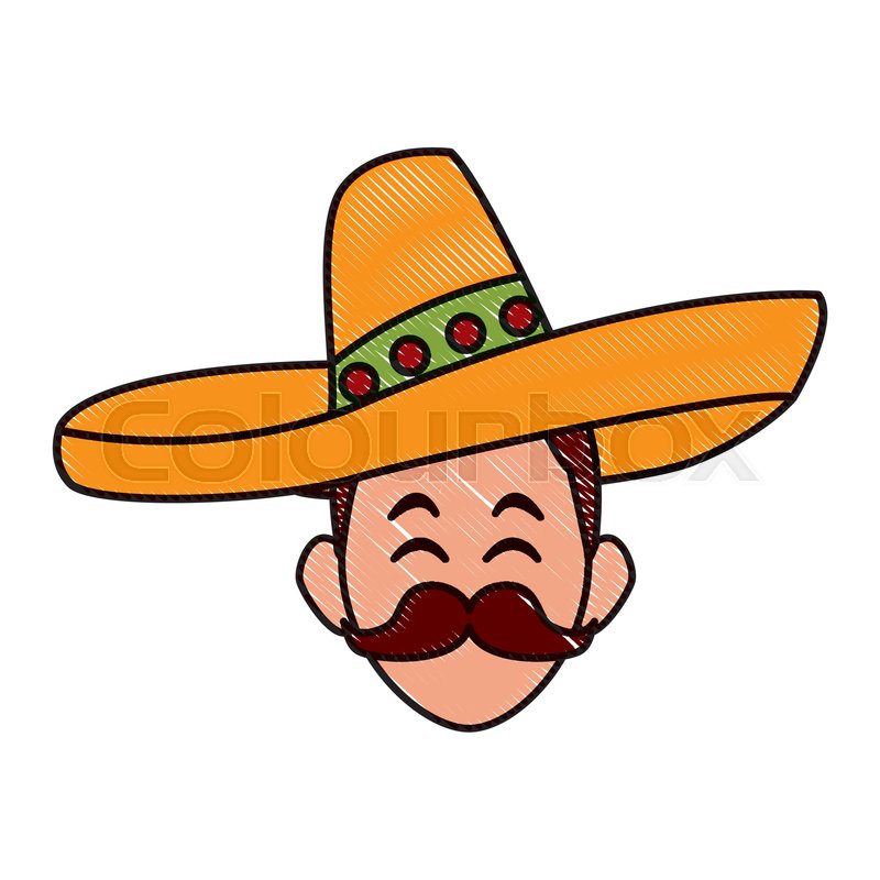 Mexican Man Vector at Vectorified.com | Collection of Mexican Man ...