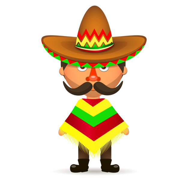 Mexican Man Vector at Vectorified.com | Collection of Mexican Man ...