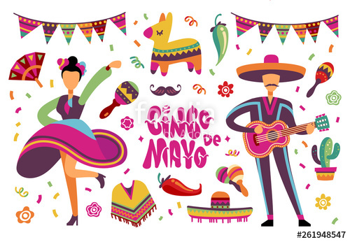 June Party Festival Mexican Or Brazil Fiesta Elements 500x346 June Party Festival Mexican Or Brazil Fiesta Elements