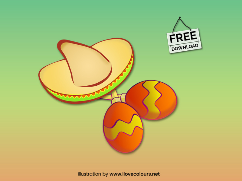 Sombrero Illustration 800x600 Sombrero Illustration
