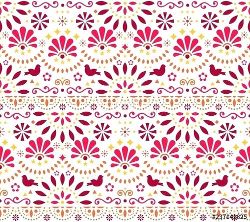 500x443 Mexican Flowers Vector