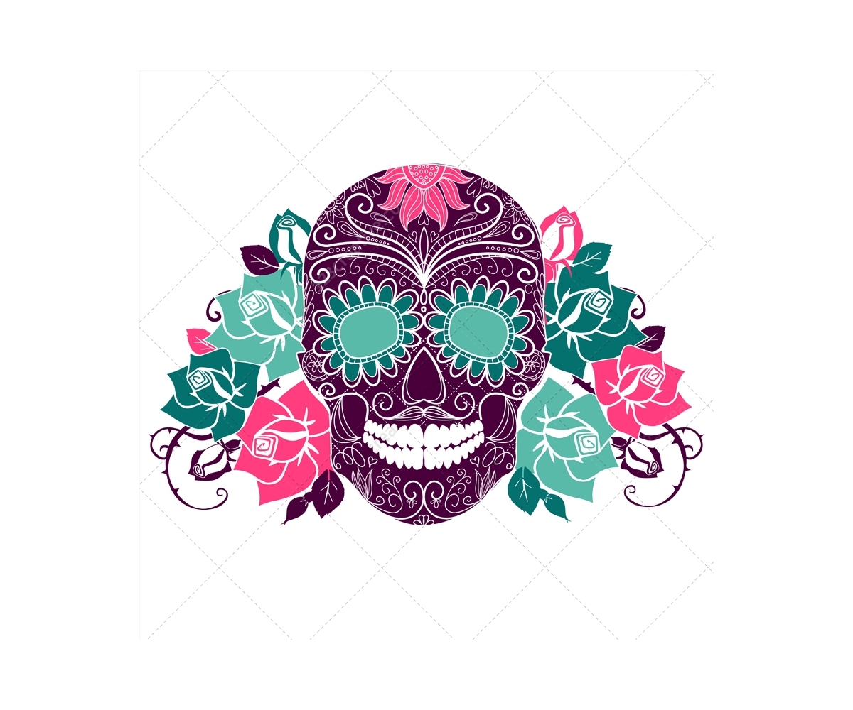 Mexican Skull Vector