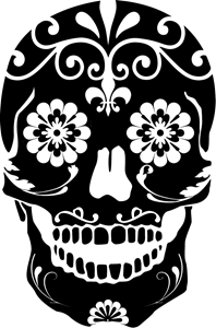 198x300 Mexican Skull Logo Vector