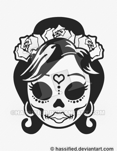 400x515 Mexican Sugar Skull