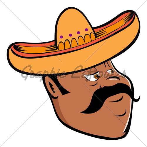 500x500 Mexican Sombrero Gl Stock Images