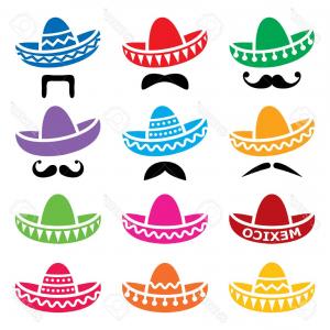 300x300 Mexican In Sombrero Vector Clipart Hoodamathrun