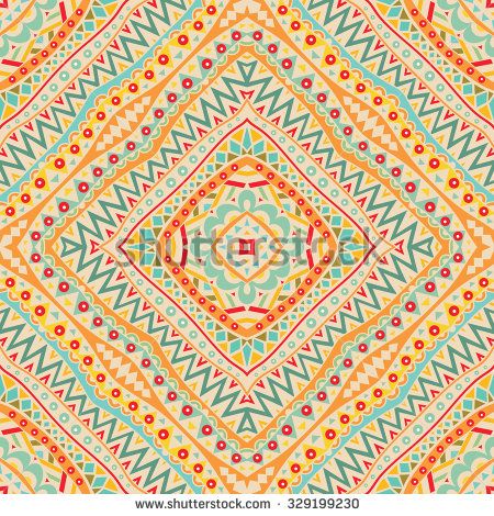450x470 Mexican Seamless Pattern Repeatable Abstract Symmetric Geometric