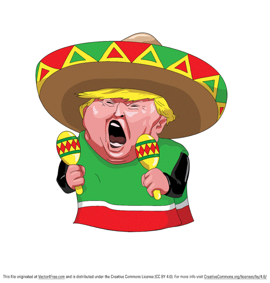 893x936 Free Trump The Mexican Vector