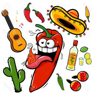 300x300 Photostock Vector Mariachi Chili Pepper Mexican Vector Set Soidergi
