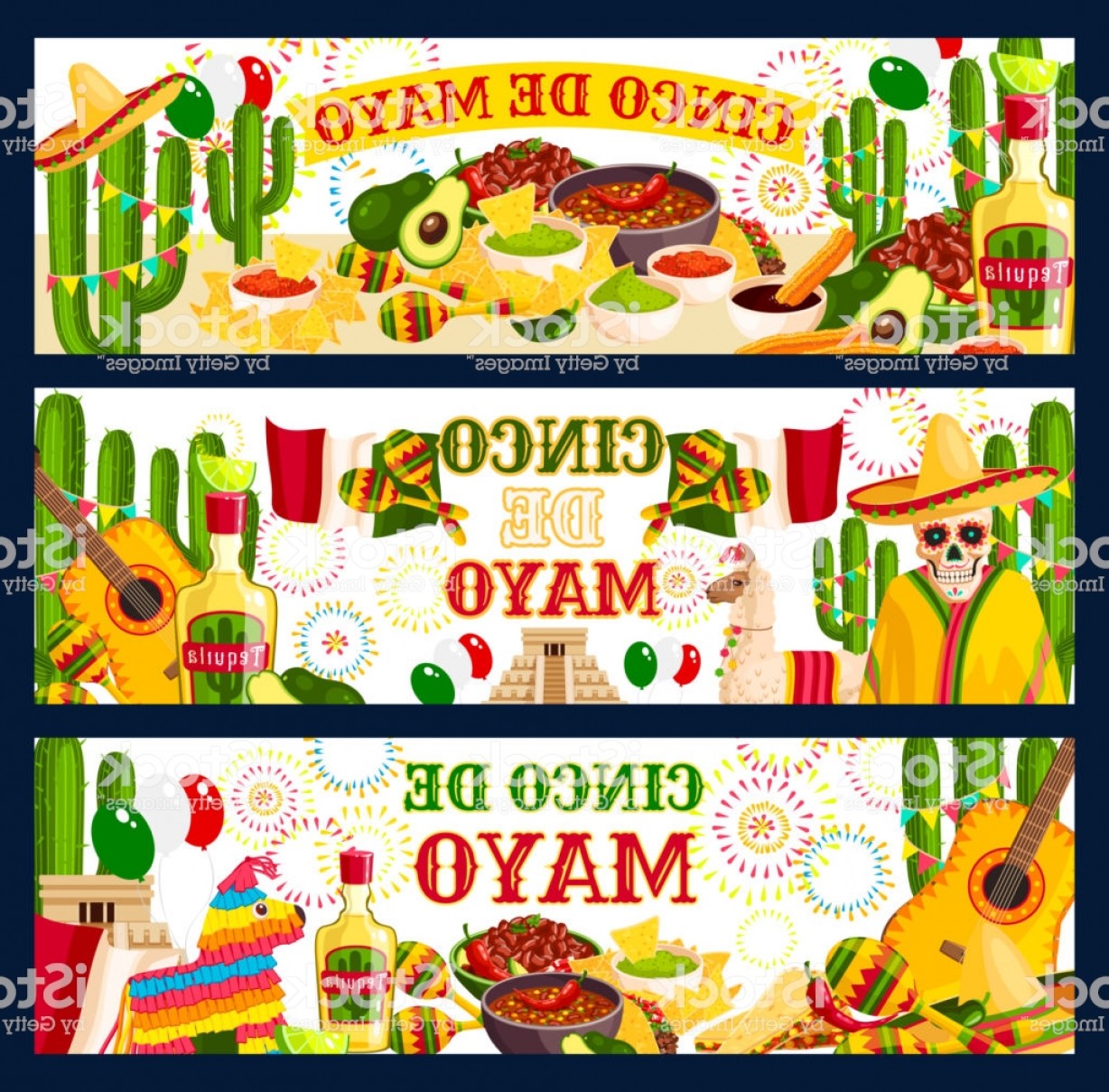 1228x1209 Cinco De Mayo Mexican Vector Greeting Banners Gm Soidergi