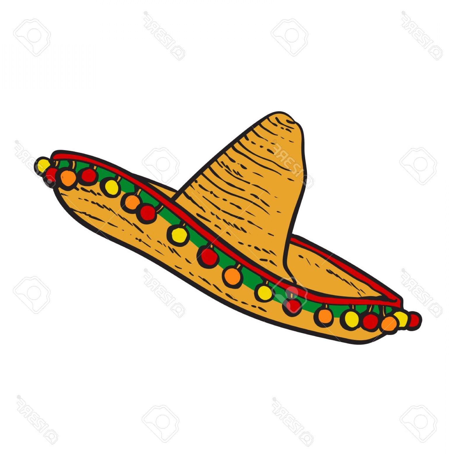 1560x1560 Sombrero Mexicano Vector Catchsplace