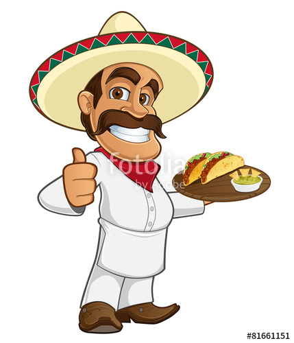 429x500 Cocinero Mexicano Stock Image And Royalty Free Vector