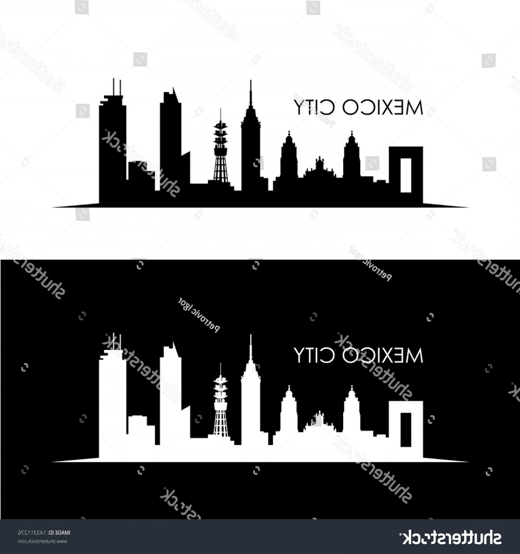 1800x1918 Mexico City Skyline Vector Illustration Soidergi