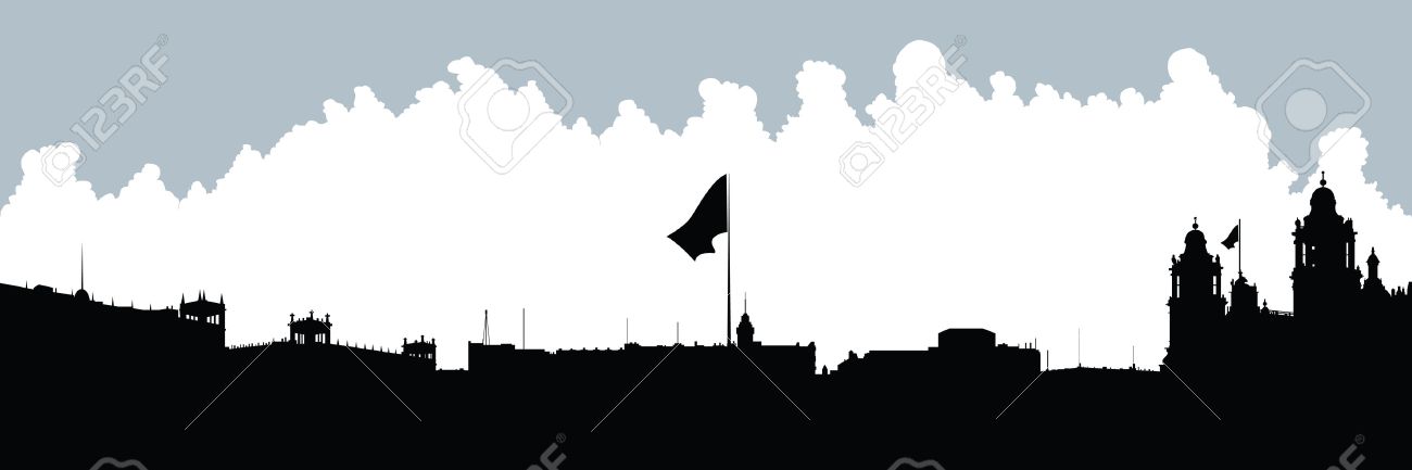 1300x433 Collection Of 'mexico City Skyline Silhouette' Download More Than