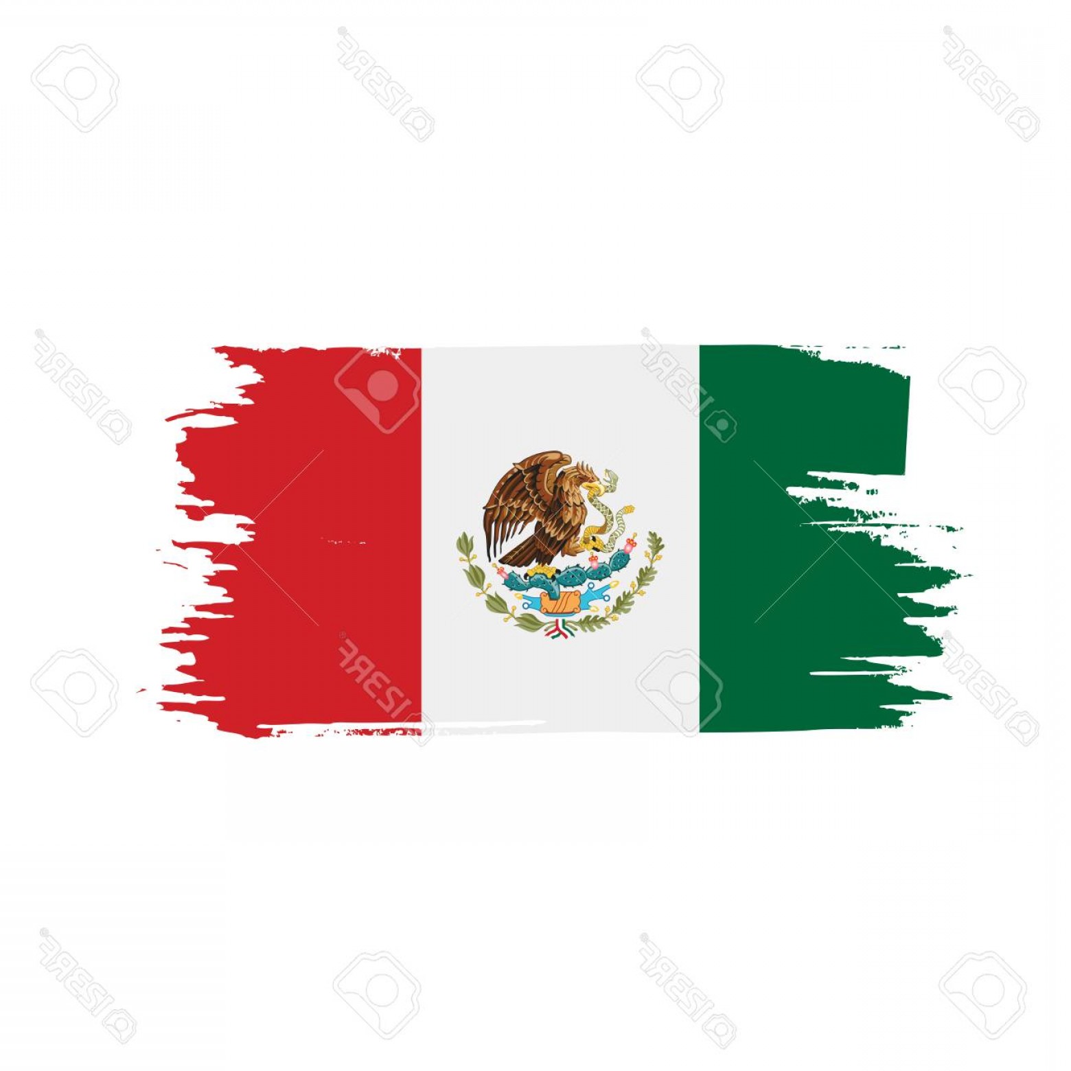 Mexico Flag Vector at Vectorified.com | Collection of Mexico Flag ...