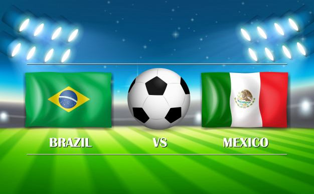 626x388 Brazil Vs Mexico Soccer Stadium Vector Free Download