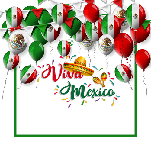 500x500 Viva Mexico Vector Free Download