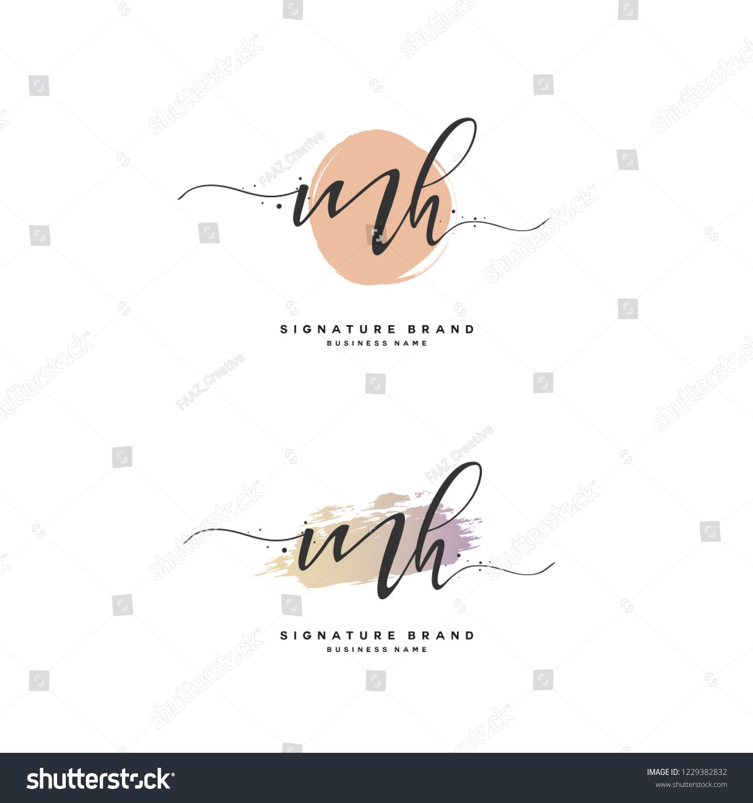 1500x1600 M H Mh Initial Logo Template Vector Initial Mh Logo Vector