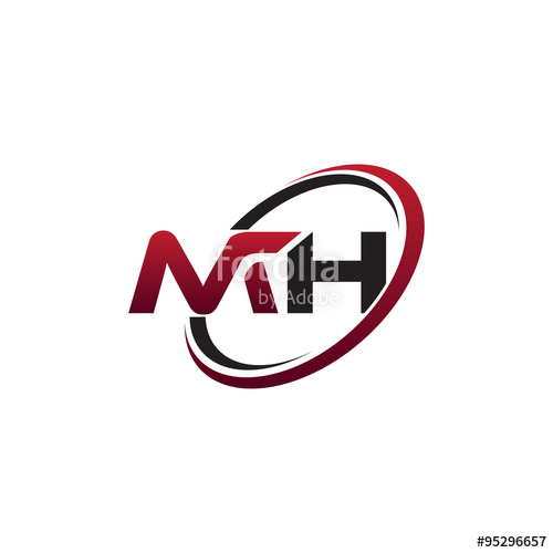 500x500 Modern Initial Logo Circle Mh Stock Image And Royalty Free Vector